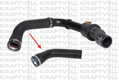 KRAFTVOLL 10032400 Turbo Hortumu Buyuk Plastık Parca Harıc Alfa Romeo Gıulıetta 1,4 