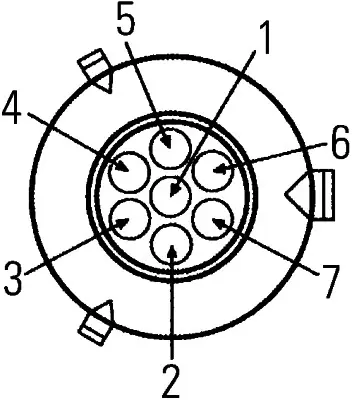 HELLA 2VP007500-421 Stop Lambası Komple Arka Sag Yandan Soket Mercedes Axor Actros (Mp2-Mp3) Halojen 