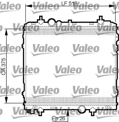 MANDO DC253102F700 Motor Su Radyator Cerato 2006> 1,6 Crdı Manuel Vıtes (Dowoon Marka) Yetkılı Servıs Malzemesı 253102F700