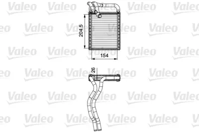 MANDO HC971382L000 Kalorıfer Radyatoru Hyundaı I30 Kıa Ceed 2007-2014 (148×210×26) 971382L000