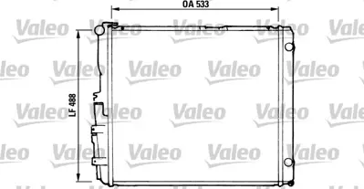 BEHR MAHLE CR 290 000S Motor Su Radyatoru (Klimalı) W124 86>93 S124 86>92 C124 93>97 A124 93>98 1245002803