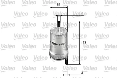 BEHR MAHLE KL156/1 Yakıt Filitresi (Benzın) Polo Golf V A2 Cordoba Ibıza Iv Fabıa 1,2 / 1,4 / 1,6 / 1,8 / 2,0 Aub Azl Az 6Q0201051