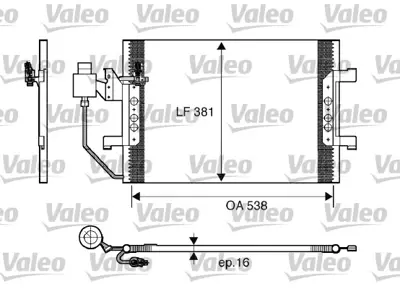 BEHR MAHLE AC 348 000S Klima Radyatoru A-Class W168 97>04 1685000354