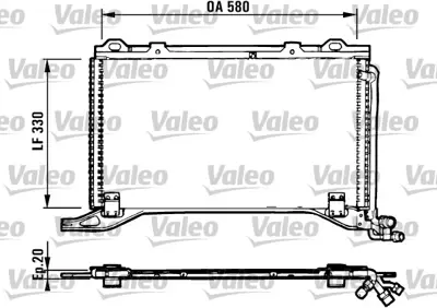 BEHR MAHLE AC 208 000P Klima Radyatoru E-Class W210 97>02 S210 97>03 2018300370