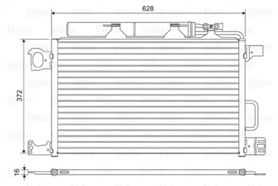 BEHR MAHLE AC 662 000S Klima Radyatoru W203 02>07 Cl203 02>08 S203 03>07 C209 02>09 A209 03>10 2035000854