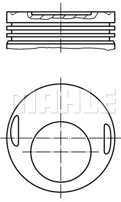 BEHR MAHLE 0027001 Pıston + Segman 0.50mm (M102.981, 96mm) W123 80>85 S123 80>85 W460 82>92 1020301718