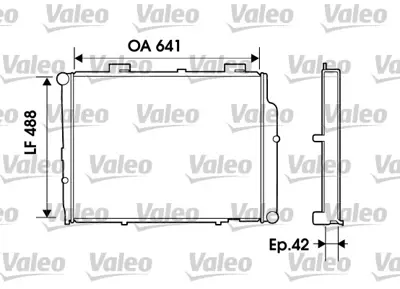 BEHR MAHLE CR 309 000S Motor Su Radyatoru E-Class W210 99>02 S210 99>03 A2105005803