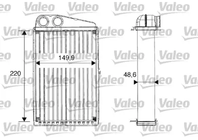 BEHR MAHLE AH 17 000S Kalorıfer Radyatoru Megane Iı Scenıc Iı Grand Scenıc Iı 1,4 / 1,6 / 1,5dcı / 2,0 02> 7701207712