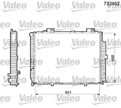 BEHR MAHLE CR 318 000S Motor Su Radyatoru E-Class W210 96>99 S210 96>99 2105003203