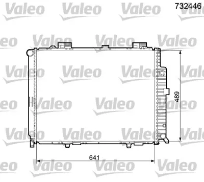 BEHR MAHLE CR 245 000S Motor Su Radyatoru E-Class W210 97>02 S210 97>03 2105000503