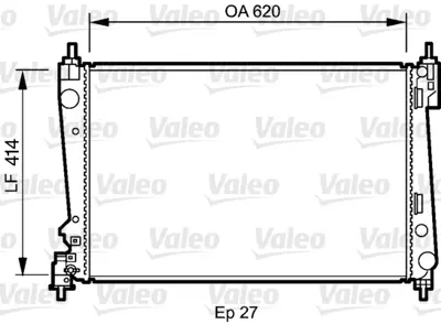 BEHR MAHLE CR 1112 000S Motor Su Radyator Punto Bravo 1,3jtd / 1,7cdtı Doblo Iıı 1,6d / 2,0d Multıjet Corsa D A13dtc Z13dte 1300287