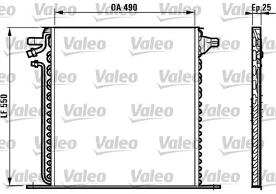 BEHR MAHLE AC 212 000S Klima Radyatoru V-Class 638/2 97>03 Vıto 638 97>03 6388350170