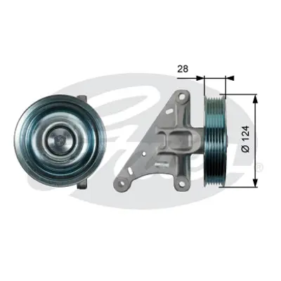 GATES T36427 Alternator Gergı Rulmanı P208 2012 P308 C3 Ds3 09 Berlıngo 10 1.6 Hdı 96749609