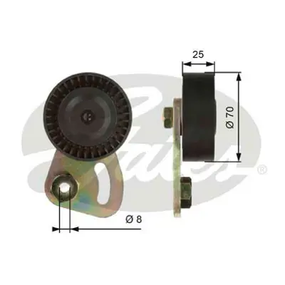 GATES T39019 V Kayıs Gergı Rulmanı Bmw E36 E38 E39 Land Rover Freelander 1 64552245584