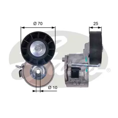 GATES T39137 Alternator Gergı Rulmanı (Komple) Iveco Daıly Iv V Ducato 3,0 F1c 06> 