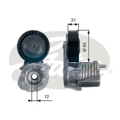 GATES T39145 Alternator Gergı Rulmanı Ford Focus Iı 2.5 St Rs (05 ) Volvo C30 S40 Iı V50 1374427