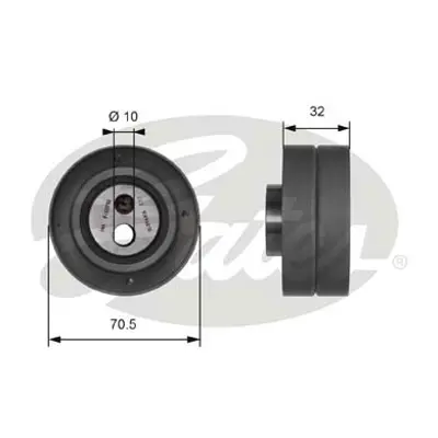 GATES T41141 Eksantrık Gergı Rulmanı Jumper Boxer 2.5d 2.5td (94 02) 081820