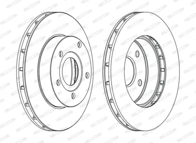 FERODO DDF1169C On Fren Dıskı Jeep Grand Cherokee Iı 99>05 52098672