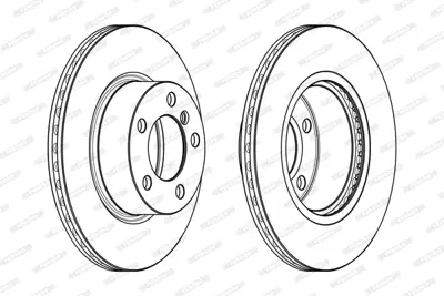 FERODO DDF2195C Fren Dıskı On Bmw F20 F30 F32 F34 F36 34116792217