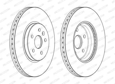 FERODO DDF2385C On Fren Dıskı Mokka 4wd ,Trax , Trax 4wd 13502059