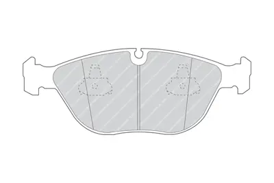 FERODO FDB1001 Fren Balatası On  Audı A4 / Q 01> Tt 3,2 Vr6 / Q 03> A8 2,5 Tdı / Mercedes W202 97>00 W210 97>02 W22 0034202120