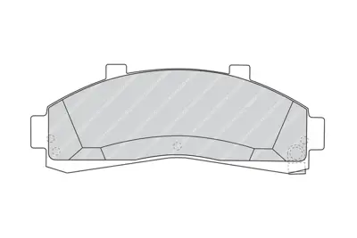 FERODO FDB1129 On Fren Balatası Explorer 4,0 V6 U2 93>96 3858244