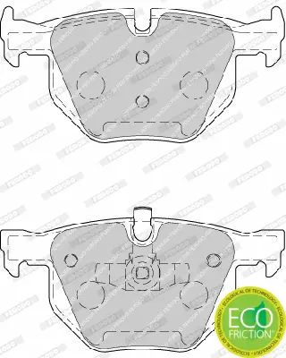 FERODO FDB1808 Fren Balatası Arka Bmw E90 E91 E92 E93 34216775678