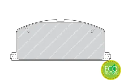 FERODO FDB308 On Fren Balatası Toyota Corolla 1.3 1.6 Karburatorlu 1988-1997 Corona 1988-1991 (At171 191) 0446501010