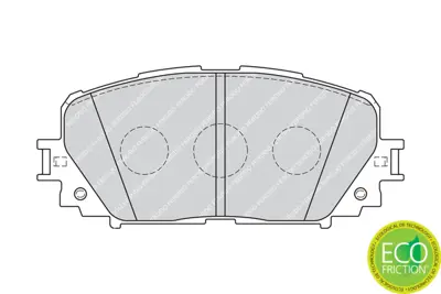 FERODO FDB4081 On Fren Balatası Yarıs Iı Vvt I 05> 0446552270