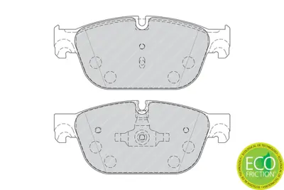 FERODO FDB4313 On Fren Balatası C5 C6 P407 2,2hdı 16v / 3,0hdı 24v 94 / 09> P308 Rcz P508 Ep6cdtx1,6 07 / 10> P407  1610104080