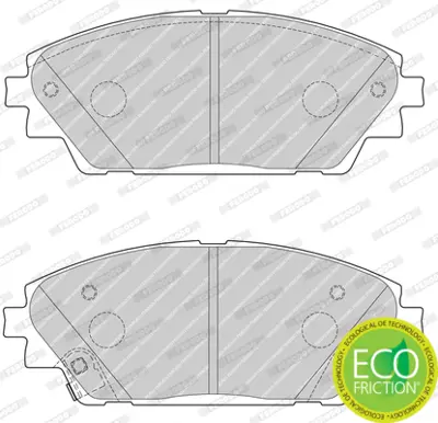 FERODO FDB4446 Fren Balatası On Mazda Cx 3 15-> Mazda 3 13-> B4Y03328ZB