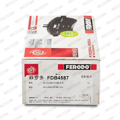 FERODO FDB4587 Fren Balatası Arka X166 12>15 W176 13>18 C117 13>19 W166 15>18 C292 15>19 R172 12> A0064204020