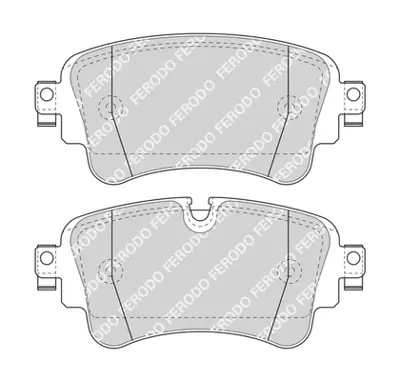 FERODO FDB4807 Fren Balatası Arka A8 17> Q7 15> Touareg 17> 4M0698451M