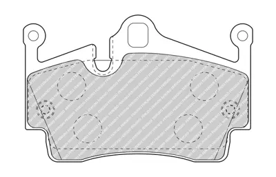 FERODO FDB4965 Arka Fren Balatası Boxster 987 2.7 / 2.9 05 Boxster 981 S 3.2 13 Cayman 987 2.7 06 Cayman 981 S 3.2 98735293900