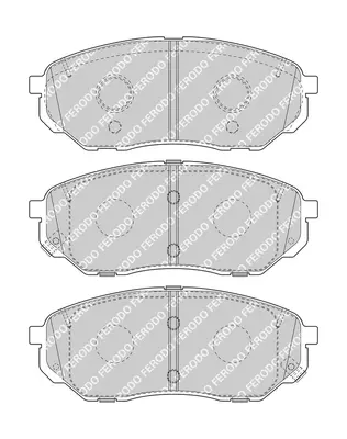 FERODO FDB4983 On Fren Balatası Kıa Sorento 4wd 2009> Sportage 2.0 2015> 58101-C5A70