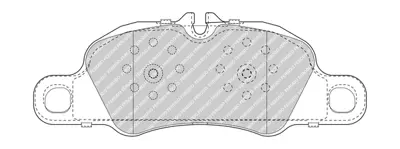 FERODO FDB5018 On Fren Balatası Porsche 911 Cabrıo Carrera Boxster 2.7 3.4 11> Ma1.04 Mab.04 99735193819