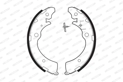 FERODO FSB318 Arka Fren Balatası Pabuc Accord 2,0 90>97 Cr V 2,0ı 97>01 Hr V 1,6ı 99>05 Carry 1,3ı 99>05 Jımın 42154SM4A01