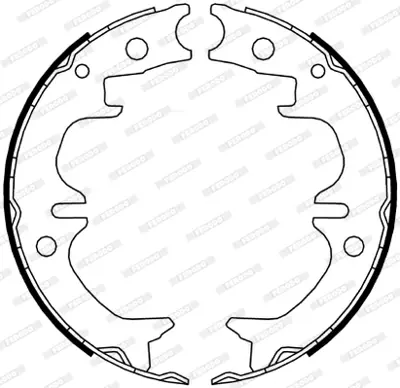 FERODO FSB4069 Arka El Fren Balatası Pabuc Avensıs 97>02 Camry 90>10 Lexus 96>01 Celıca 89>93 Aurıon 06>11 4654007010