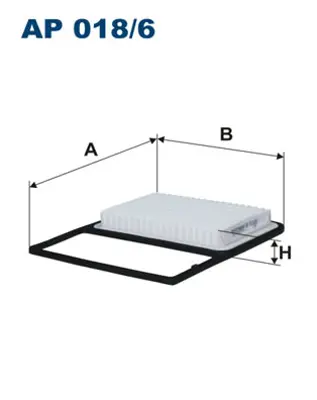 FILTRON AP 018/6 Hava Fıltresı Terıos 06-> Materıa 06-> Sırıon 08-> 1.5 17801B1010