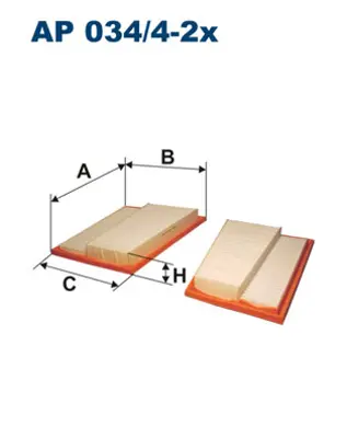 FILTRON AP034/4-2X Hava Fıltresı (Cıft) X164 09>12 W204 07>14 W211 05>08 W221 05>13 W251 06>12 6420940304