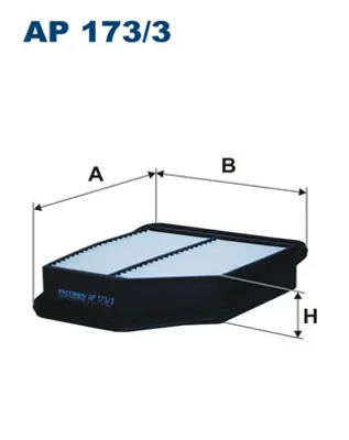 FILTRON AP 173/3 Hava Fıltresı Suzukı Grand Vıtara 1.9 Ddıs 2006> Vıtara 2.4 3.2 2009> 1378078K00