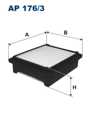 FILTRON AP 176/3 Hava Fıltresı Suzukı Carry Sk413 00-> Jımny 98-> 1378077A00