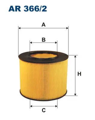 FILTRON AR366/2 Hava Fıltresı Saab 9-5 2.0 T, 2.3 T 4572491