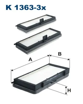 FILTRON K1363-3X Polen Fıltresı Scudo 95 03 Jumpy 95 03 P806 94 02 Expert 95 04 1475478080