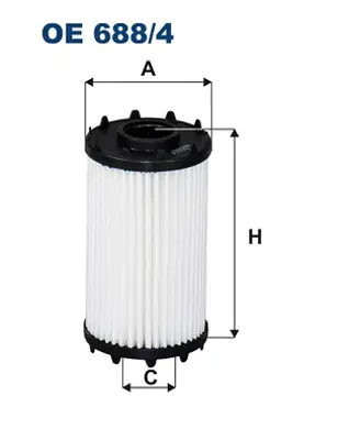 FILTRON OE 688/4 Yag Fıltresı Touareg 18> A4 16> A5 17> A6 19> A7 19> A8 18> Q5 17> 9A719840500