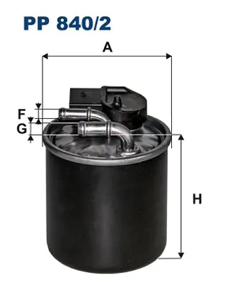 FILTRON PP840/2 Yakıt Fıltresı (Om651.950) V-Class W447 14> Vıto W447 14> 6510902052