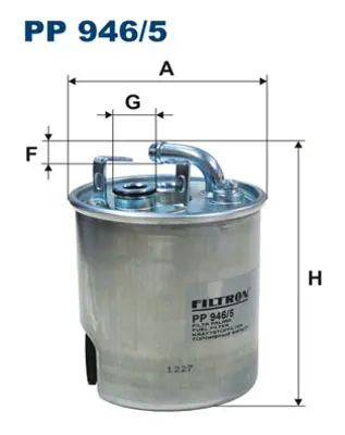 FILTRON PP946/5 Yakıt Fıltresı Grand Cherokee Iı 2,7 Crd 01> 6650920001