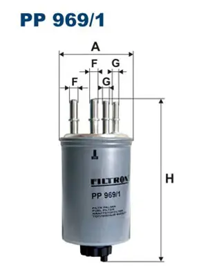 FILTRON PP969/1 Yakıt Fıltresı Land Rover Range Rover Iv Range Rover Sport 13> WJN500025