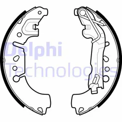 DELPHI LS2135 Arka Fren Balatası Pabuc Egea 1.3d / 1.4 / 1.6 Fıat 500l 0.9 / 1.3d 