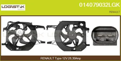 RENAULT 7701069897 Fan Motoru Ve Pervanesi Trafıc Iı 7701069897 7701050191 9212000Q0B 9212000Q0J 4408009 4408010 4416928 4433299 4434971 91159755